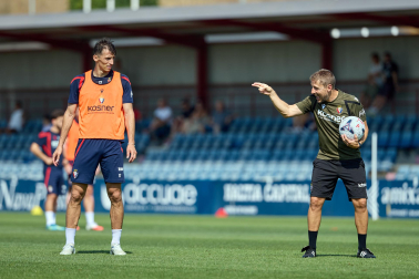Foto del entrenamiento de Osasuna de este 12 de agosto