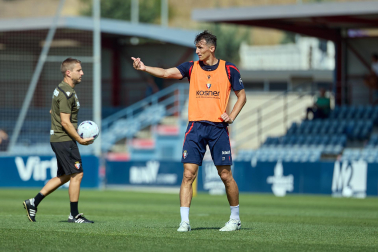 Foto del entrenamiento de Osasuna de este 12 de agosto