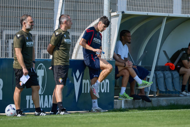 Foto del entrenamiento de Osasuna de este 12 de agosto