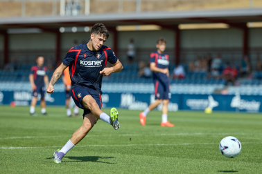 Foto del entrenamiento de Osasuna de este 12 de agosto