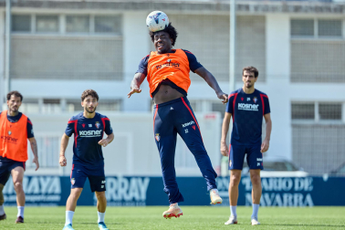 Foto del entrenamiento de Osasuna de este 12 de agosto