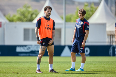 Foto del entrenamiento de Osasuna de este 12 de agosto