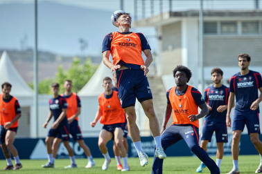 Foto del entrenamiento de Osasuna de este 12 de agosto