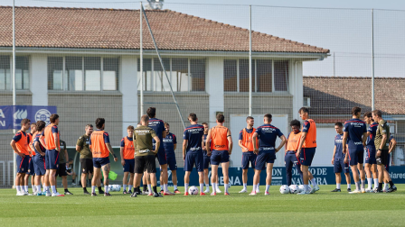 Foto del entrenamiento de Osasuna de este 12 de agosto
