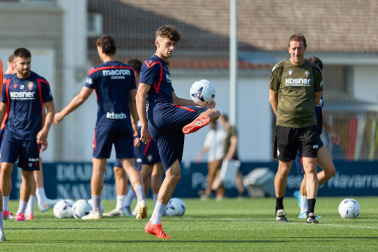 Foto del entrenamiento de Osasuna de este 12 de agosto