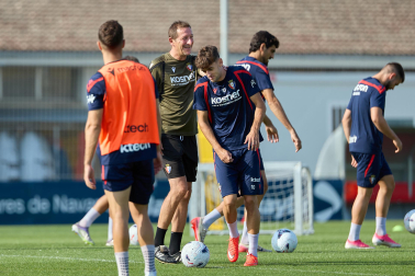 Foto del entrenamiento de Osasuna de este 12 de agosto