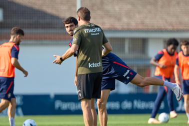 Foto del entrenamiento de Osasuna de este 12 de agosto