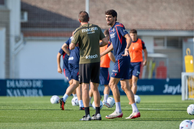 Foto del entrenamiento de Osasuna de este 12 de agosto