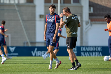 Foto del entrenamiento de Osasuna de este 12 de agosto