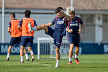 Foto del entrenamiento de Osasuna de este 12 de agosto