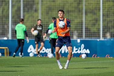Foto del entrenamiento de Osasuna de este 12 de agosto