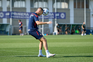 Foto del entrenamiento de Osasuna de este 12 de agosto