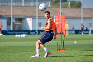 Foto del entrenamiento de Osasuna de este 12 de agosto