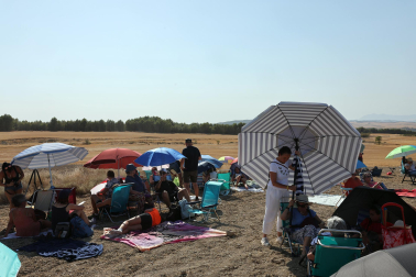 Fotos del eclipse total de sol en Lerín