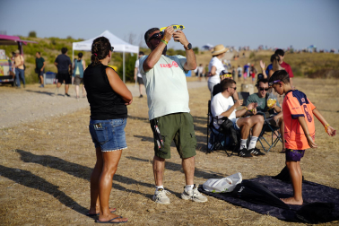 Fotos del eclipse solar en Arguedas