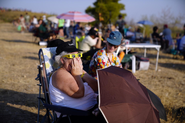 Fotos del eclipse de sol en Arguedas
