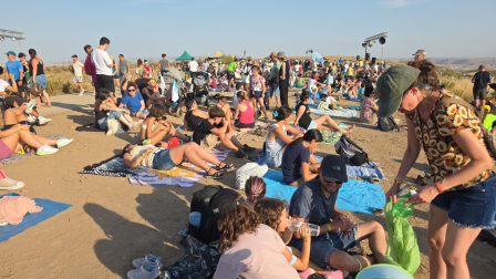 Fotos del eclipse solar en Sendaviva