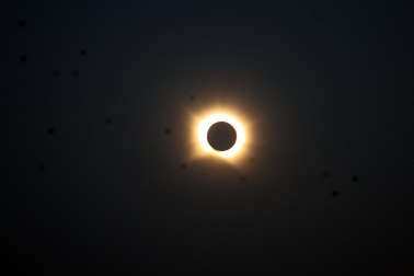 Fotos del eclipse solar en Lerín