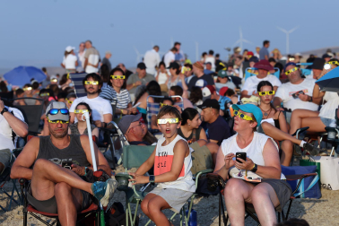 Fotos del eclipse solar en Lerín