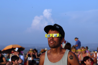 Fotos del eclipse solar en Lerín