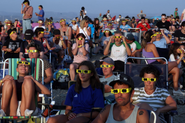 Fotos del eclipse solar en Lerín