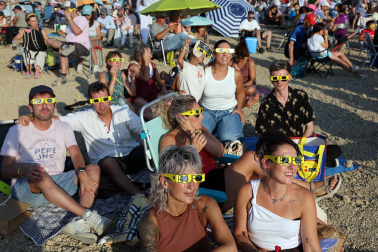 Fotos del eclipse solar en Lerín