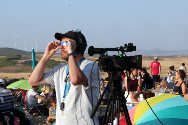 Fotos del eclipse solar en Lerín