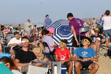 Fotos del eclipse solar en Lerín
