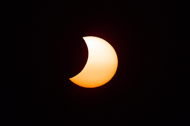 Fotos del eclipse de sol en Ujué