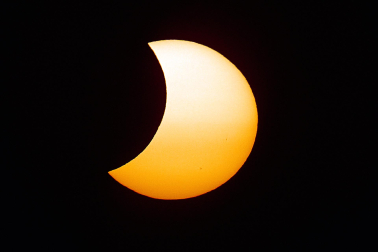 Fotos del eclipse de sol en Ujué