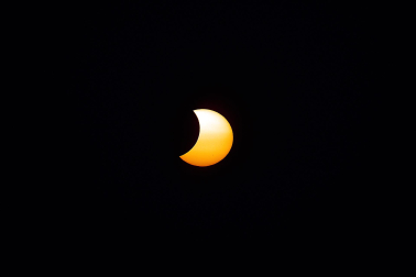 Fotos del eclipse de sol en Ujué