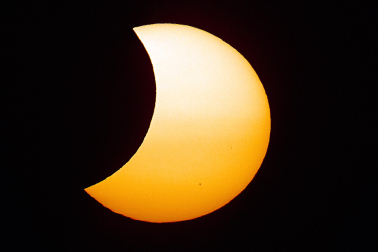 Fotos del eclipse de sol en Ujué
