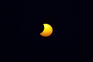 Fotos del eclipse de sol en Ujué