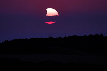 Fotos del eclipse de sol en Ujué