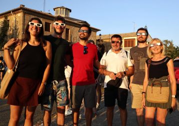 Fotos del eclipse solar en Estella
