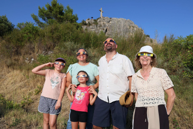 Fotos del eclipse solar en Estella