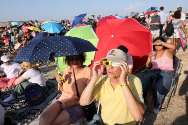 Fotos del eclipse de sol en Lerín