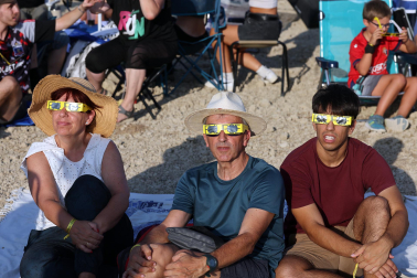 Fotos del eclipse de sol en Lerín