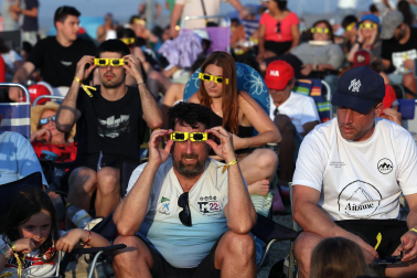 Fotos del eclipse de sol en Lerín