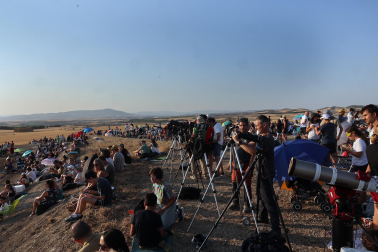 Fotos del eclipse de sol en Lerín