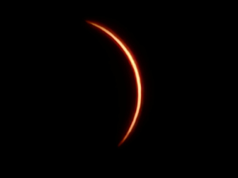 Foto del eclipse