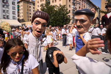 Fotos del inicio de las fiestas en Burlada