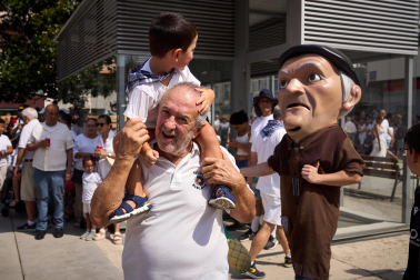 Fotos del inicio de las fiestas en Burlada