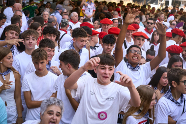 Fotos del inicio de las fiestas en Burlada