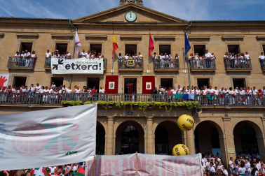Fotos del cohete de fiestas de Tafalla 2026