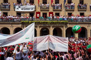Fotos del cohete de fiestas de Tafalla 2026