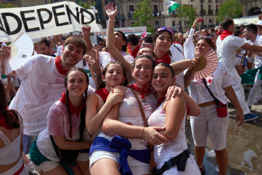 Fotos del cohete de fiestas de Tafalla 2026
