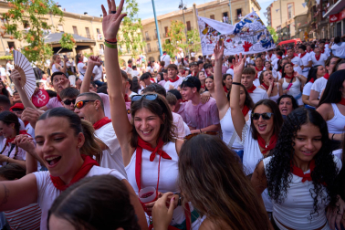 Fotos del cohete de fiestas de Tafalla 2026