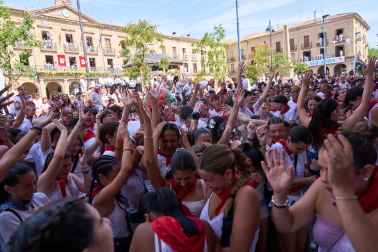 Fotos del cohete de fiestas de Tafalla 2026