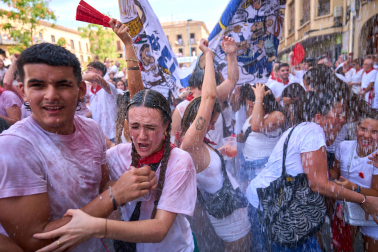 Fotos del cohete de fiestas de Tafalla 2026